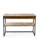 riviera-maison-stolik-drewniany-blat-metalowy-stelaz